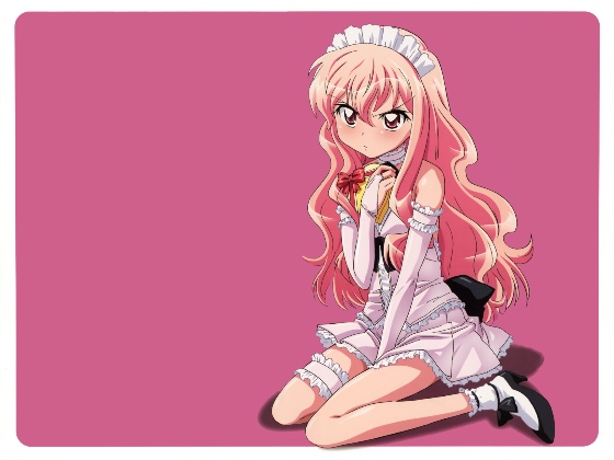 zero_no_tsukaima-dress goth-loli louise maid pink valentine